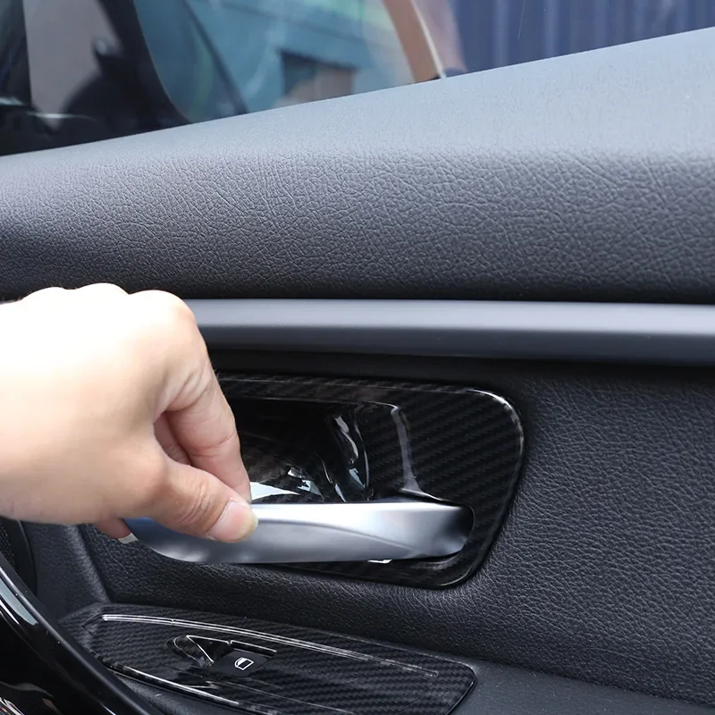 ABS Carbon Fiber Car Inside Door Handle Bowl Cover Trim For BMW 3 4 Series F30 F32 F35 2013-2018 Interior Car Accessories
ABS Carbon Fiber Car Inside Door Handle Bowl Cover Trim For BMW 3 4 Series F30 F32 F35 2013-2018 Interior Car Accessories