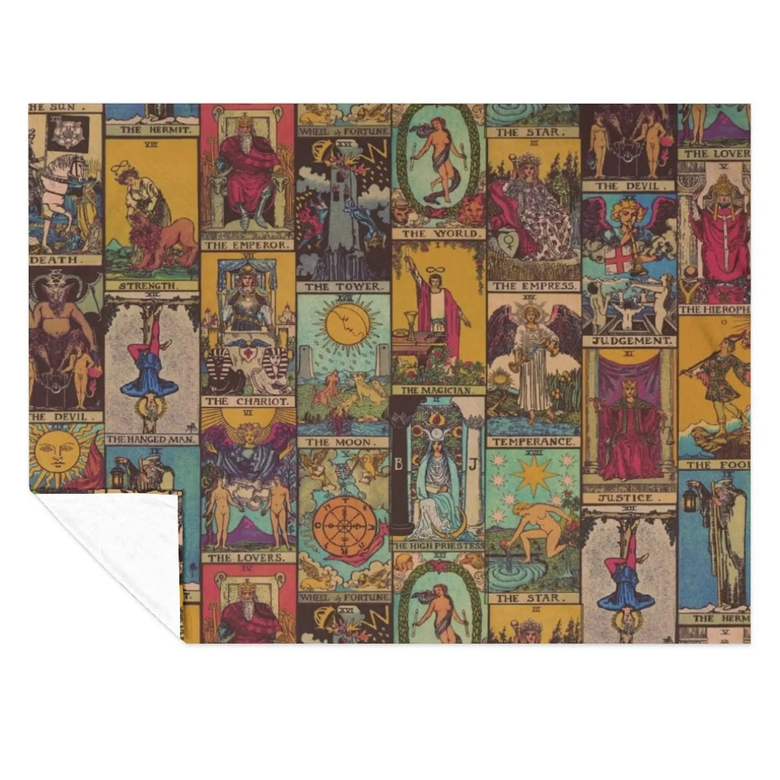 The Major Arcana of Tarot Vintage Patchwork Throw Blanket Personalized Gift Soft Plaid blankets ands Blankets
The Major Arcana of Tarot Vintage Patchwork Throw Blanket Personalized Gift Soft Plaid blankets ands Blankets
