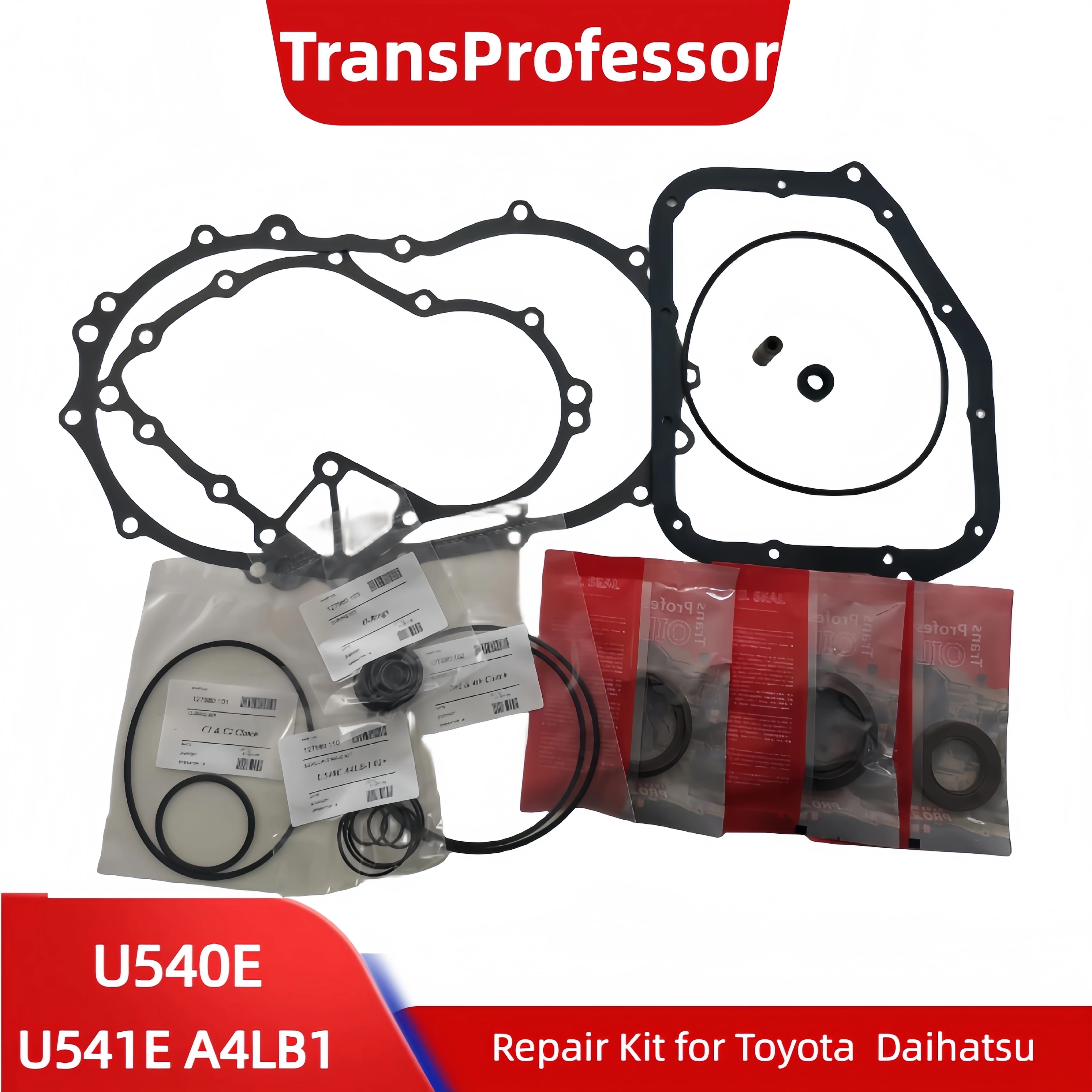 U540E U541E A4LB1 A4Q / A4R Transmission Overhaul Repair Kit for Toyota Daihatsu OHK Oil Seals Gaskets
U540E U541E A4LB1 A4Q / A4R Transmission Overhaul Repair Kit for Toyota Daihatsu OHK Oil Seals Gaskets