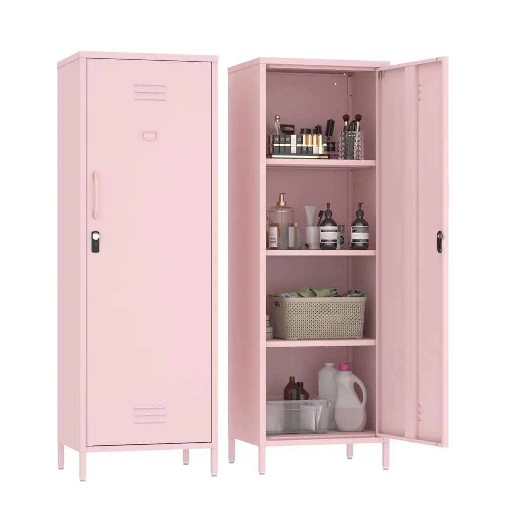Шкаф для хранения, 59.06 H, розовый, металлический, для сотрудников, с запирающейся дверцей и 2 полками, детский шкафчик, шкаф для инструментов и документов
Шкаф для хранения, 59.06 H, розовый, металлический, для сотрудников, с запирающейся дверцей и 2 полками, детский шкафчик, шкаф для инструментов и документов