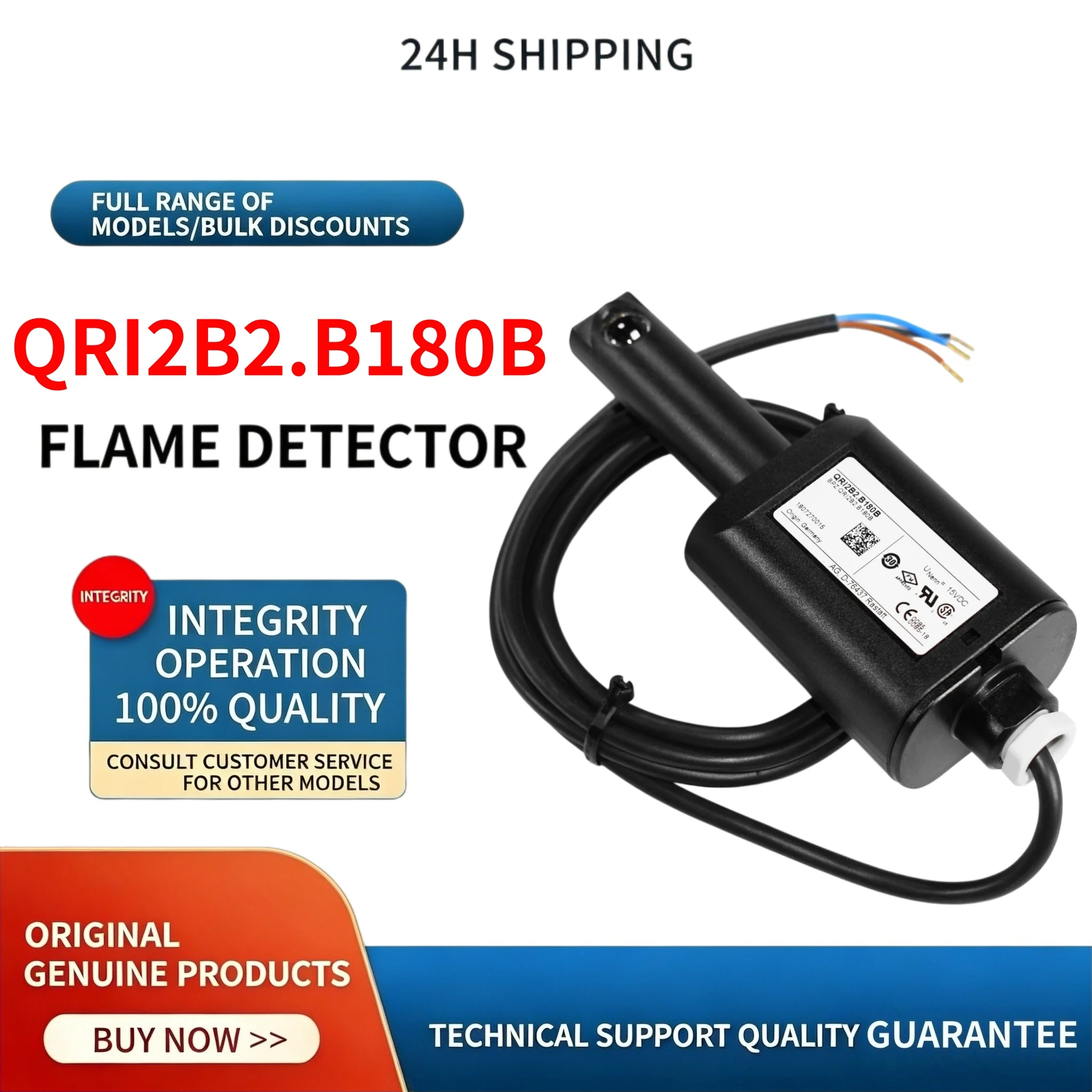 QRI2A2.B180B QRI2B2.A180B QRI2B2.B180B High Precision Optical Flame Sensor Photocell, 24h Fast Shipping
QRI2A2.B180B QRI2B2.A180B QRI2B2.B180B High Precision Optical Flame Sensor Photocell, 24h Fast Shipping