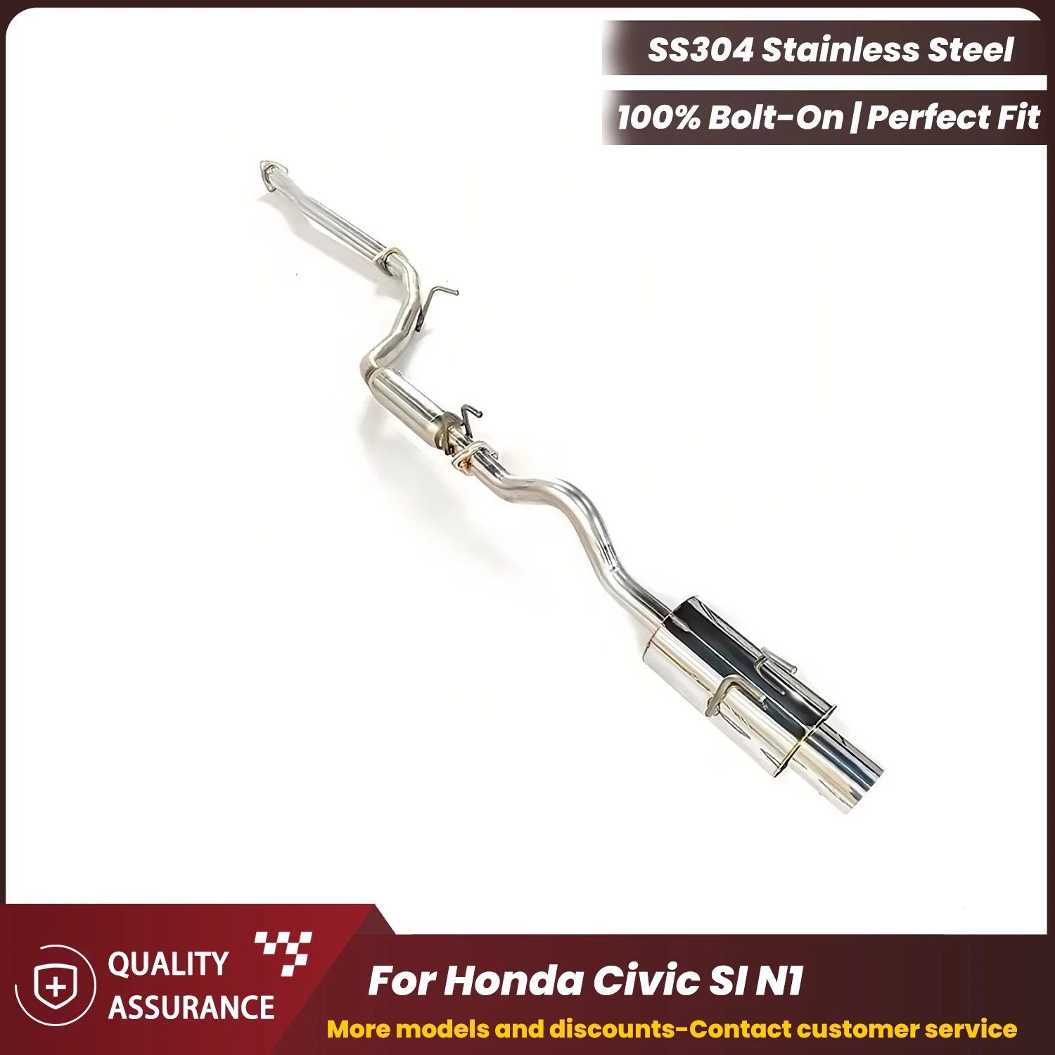 Aggressive Exhaust Sound ECCF Valved Catback Exhaust For Honda Civic SI N1 Performance Upgrade Easy Installation
Aggressive Exhaust Sound ECCF Valved Catback Exhaust For Honda Civic SI N1 Performance Upgrade Easy Installation