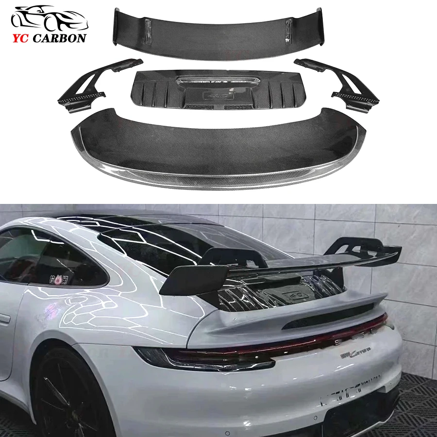 For Porsche 911 992 Carrera GT3 Style 2019+ Carbon Fiber Tail fins Rear Trunk Spoiler Guide Wing Rear Wing Car Trunk Diverter
For Porsche 911 992 Carrera GT3 Style 2019+ Carbon Fiber Tail fins Rear Trunk Spoiler Guide Wing Rear Wing Car Trunk Diverter