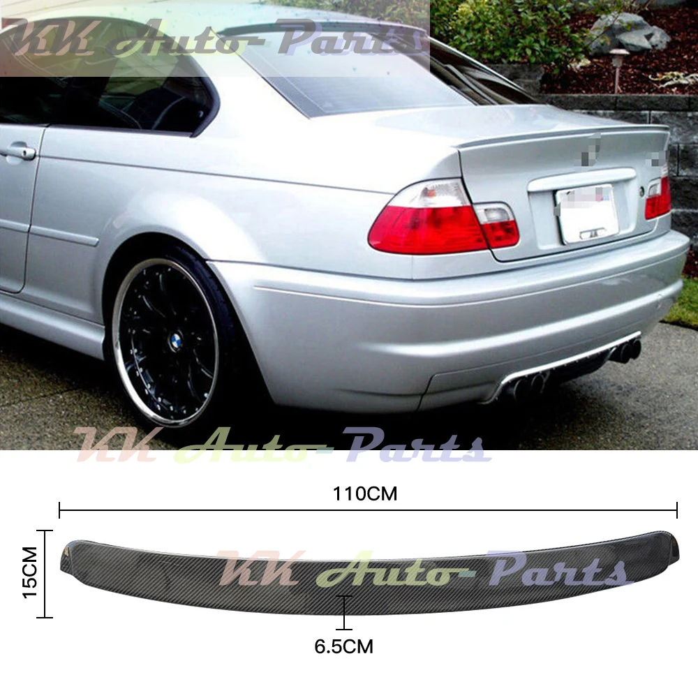 For BMW 3 Series E46 2D 1999-2006 Carbon Fiber Top Spoiler Wing Rear Boot Lip Racing Spoilers Auto Tuning
For BMW 3 Series E46 2D 1999-2006 Carbon Fiber Top Spoiler Wing Rear Boot Lip Racing Spoilers Auto Tuning