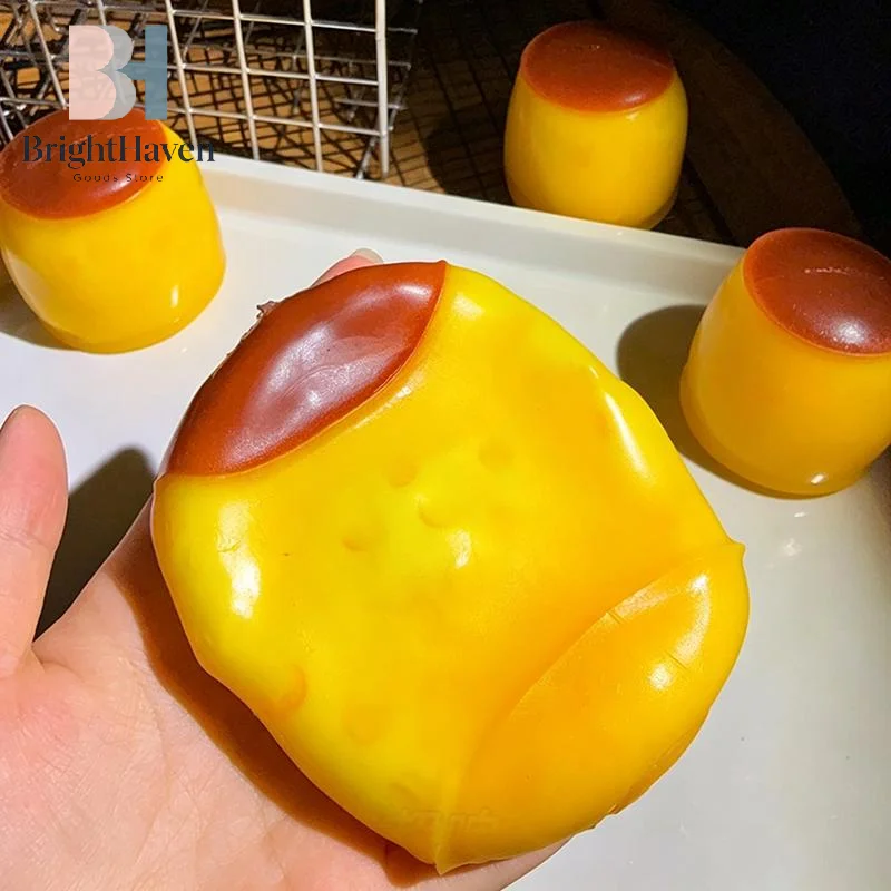 Pudding Squeeze Toys Food Shaped Squeeze Sensory Toy Rebound Soft Stress Relief Toy Creative Relaxation Safe Washable B.H
Pudding Squeeze Toys Food Shaped Squeeze Sensory Toy Rebound Soft Stress Relief Toy Creative Relaxation Safe Washable B.H