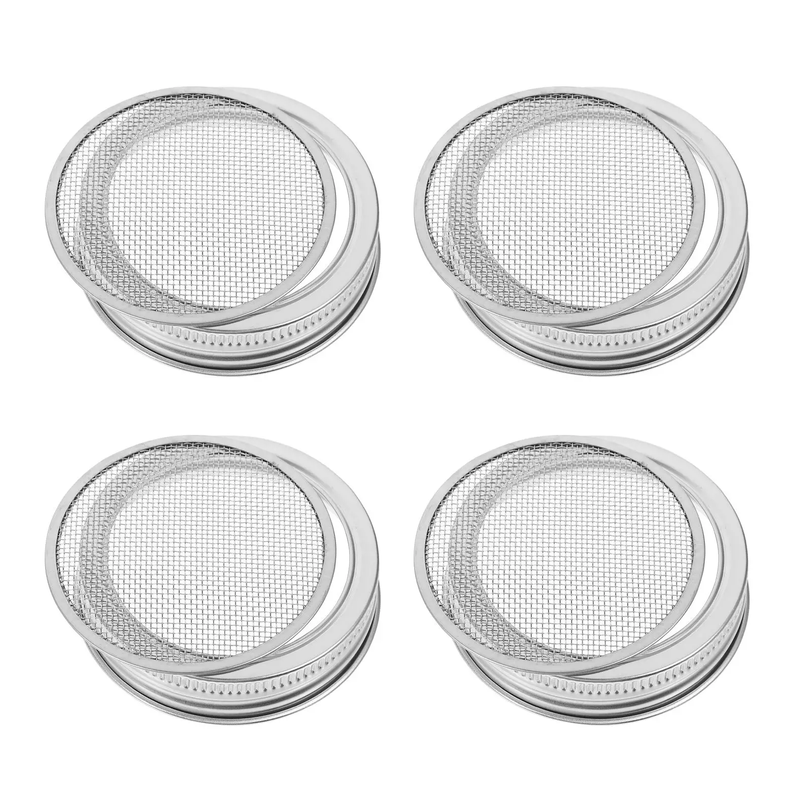 4pcs Stainless Steel Mesh Lid 70mm 86mm Sprouting Strainer Jar Cover Replacement Sifter Sieve For Jars Growing Kit
4pcs Stainless Steel Mesh Lid 70mm 86mm Sprouting Strainer Jar Cover Replacement Sifter Sieve For Jars Growing Kit