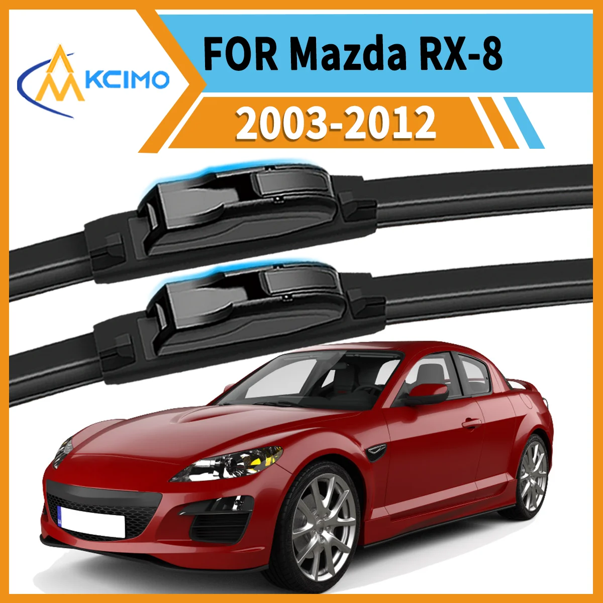 Superior Wiping Performance 2PCS Front Wipers for Mazda RX-8 SE3P/FE 2003-2012 All-Season Clarity Reduced Noise Safe Driving
Superior Wiping Performance 2PCS Front Wipers for Mazda RX-8 SE3P/FE 2003-2012 All-Season Clarity Reduced Noise Safe Driving