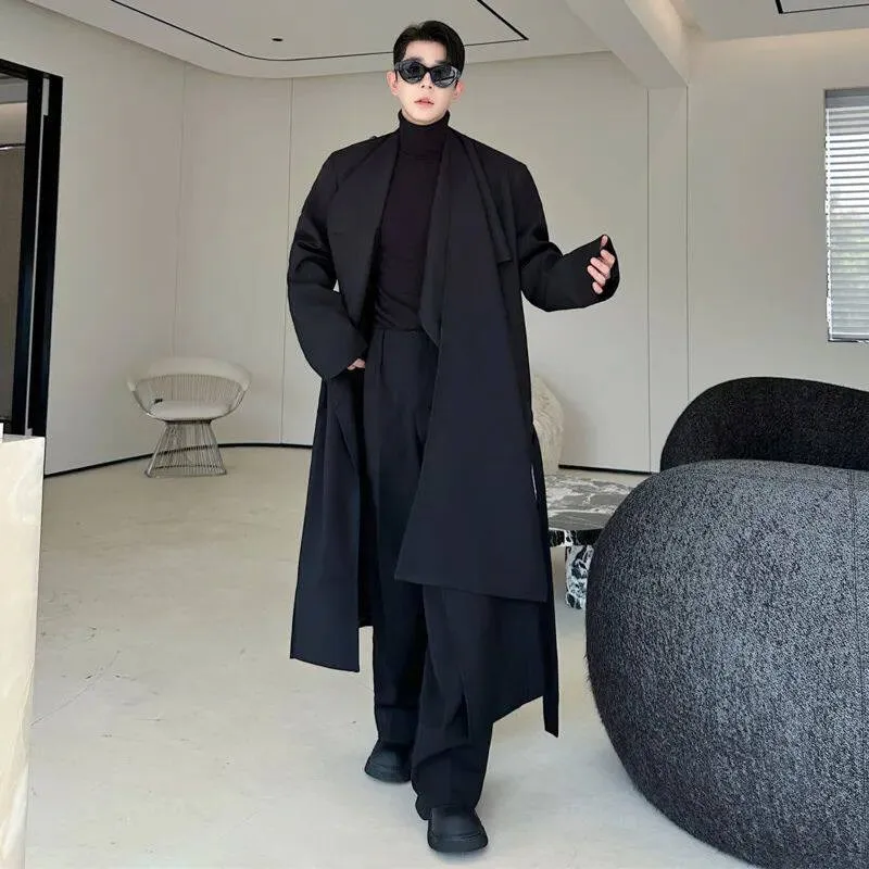 Korean Style Men's Woolen Coat Neckscarf Patchwork Standard Fit Double-Faced Island Wool Regular Length for Business And Dail...
Korean Style Men's Woolen Coat Neckscarf Patchwork Standard Fit Double-Faced Island Wool Regular Length for Business And Dail...