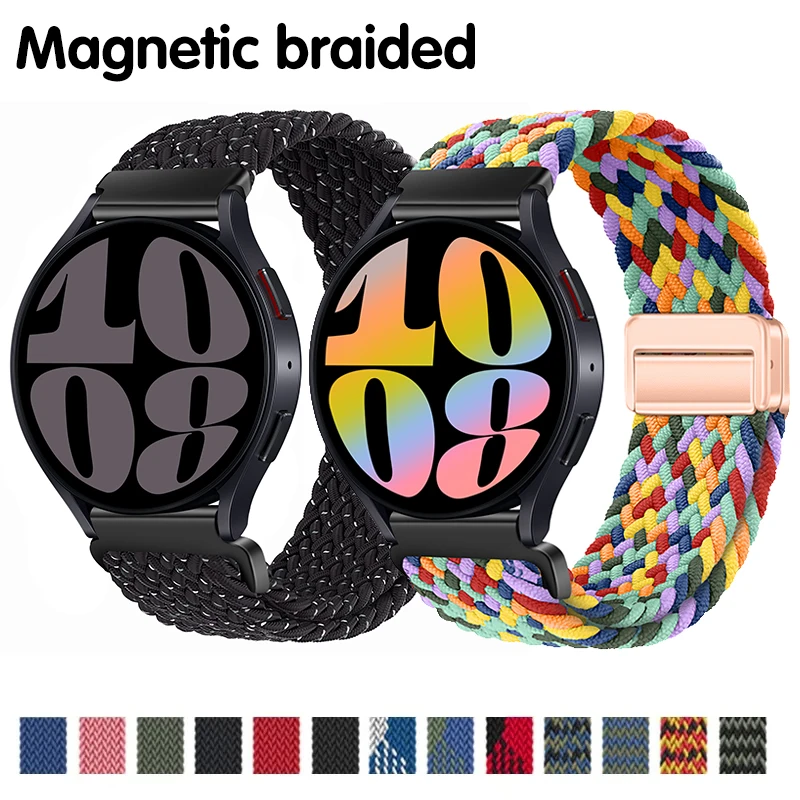 20/22mm Watch Strap For Samsung Galaxy watch 6 4 classic 5 pro 3 active 2 S3 Magnetic braided bracelet correa Huawei watch GT2 3
20/22mm Watch Strap For Samsung Galaxy watch 6 4 classic 5 pro 3 active 2 S3 Magnetic braided bracelet correa Huawei watch GT2 3