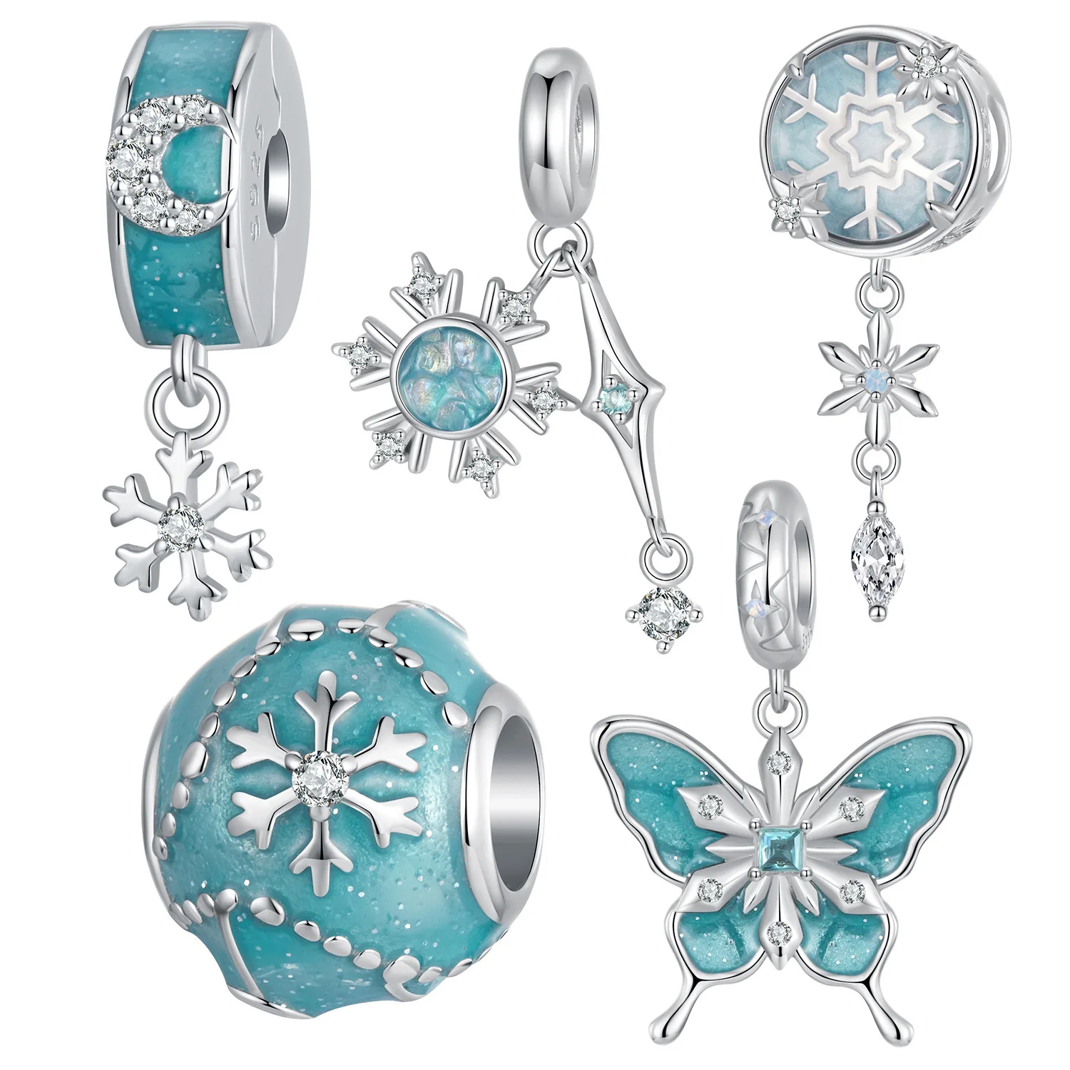 Blue snowflake bow pendant diy bracelet bead 925 sterling silver charms light luxury high-end feeling winter jewelry for woman
Blue snowflake bow pendant diy bracelet bead 925 sterling silver charms light luxury high-end feeling winter jewelry for woman