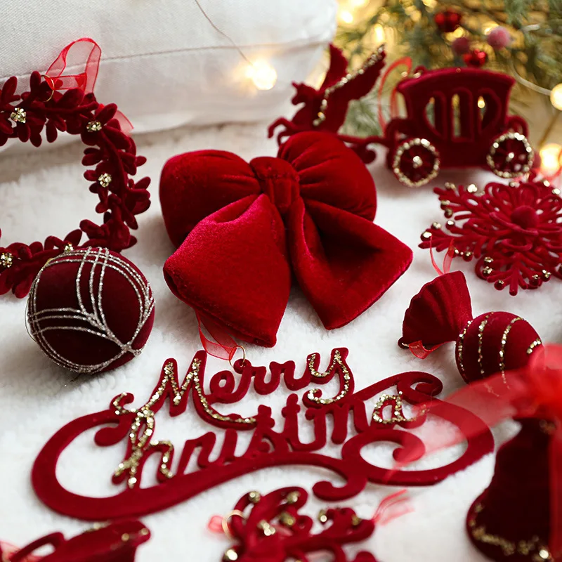 Роскошные плюшевые рождественские украшения красного света, практичные и универсальные рождественские украшения, подвеска в виде снежинки, рождественские туалетные принадлежности
Роскошные плюшевые рождественские украшения красного света, практичные и универсальные рождественские украшения, подвеска в виде снежинки, рождественские туалетные принадлежности