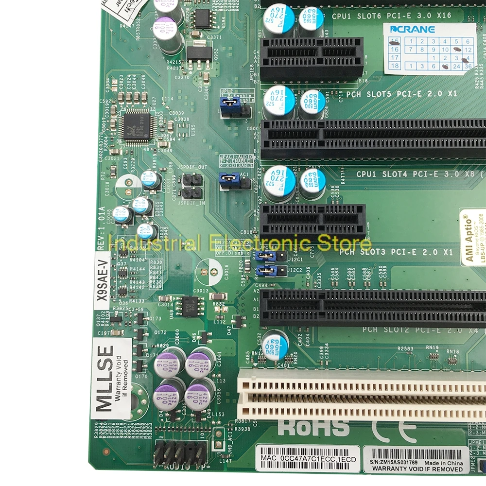 X9SAE-V Server Motherboard LGA 1155 support 1200V2 series C216 chip DDR3
X9SAE-V Server Motherboard LGA 1155 support 1200V2 series C216 chip DDR3