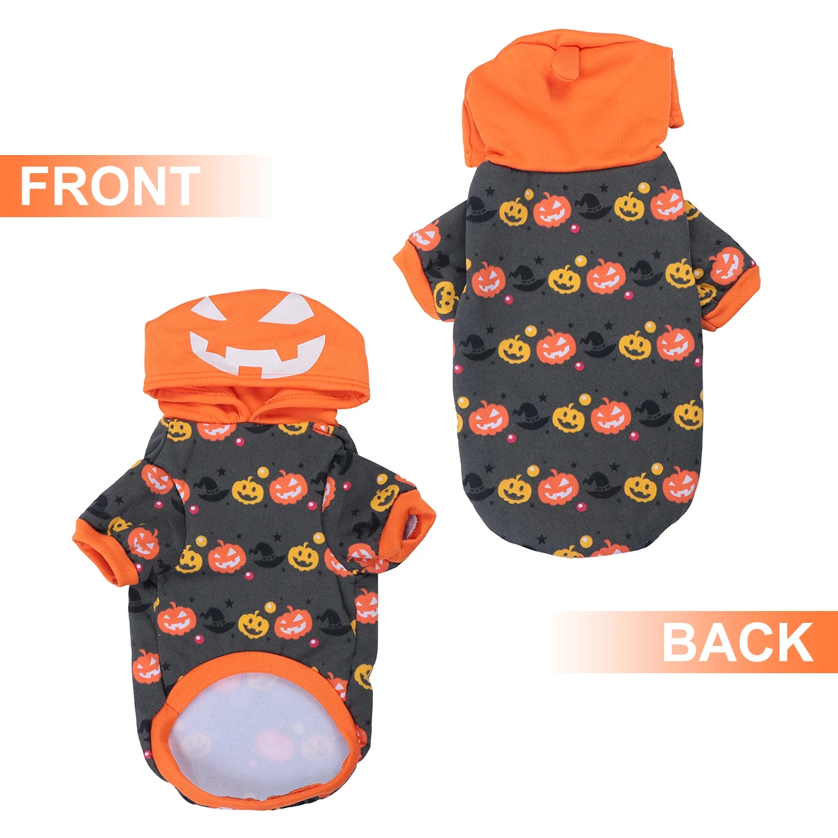 Pet Pumpkin Hat Sweatshirt Costume Thickened Warm Winter Cosplay Orange Halloween Dog Clothes Festival
Pet Pumpkin Hat Sweatshirt Costume Thickened Warm Winter Cosplay Orange Halloween Dog Clothes Festival