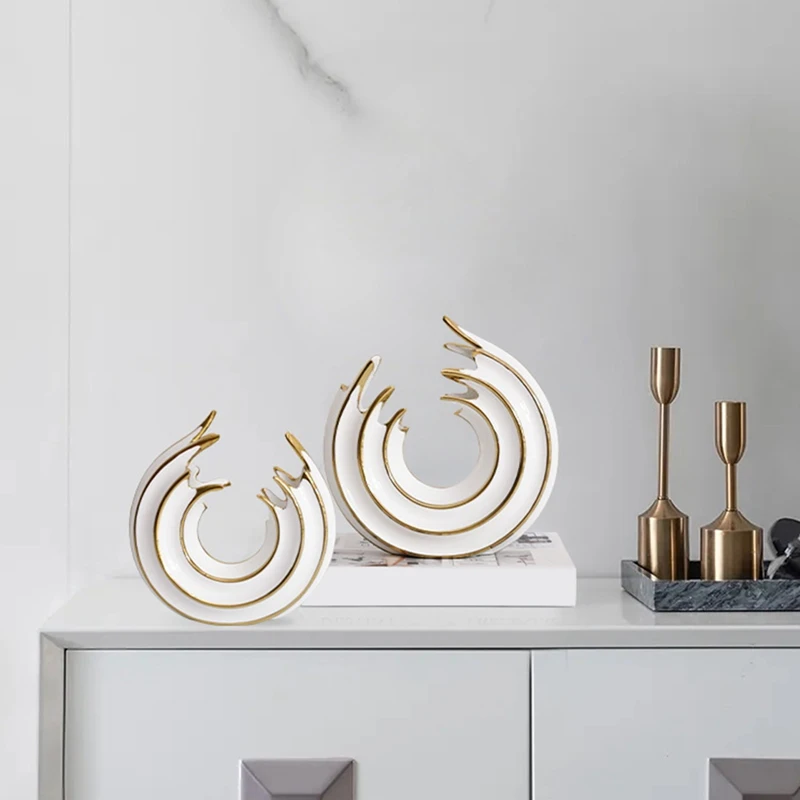 Luxury Abstract Sea Wave Ceramic Statue Nordic Creative Round Bedroom Office Desk Room Decor Living Room Sculpture
Luxury Abstract Sea Wave Ceramic Statue Nordic Creative Round Bedroom Office Desk Room Decor Living Room Sculpture