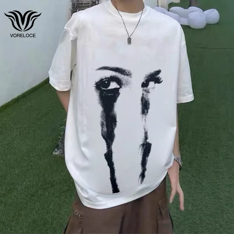 Mens Cotton T-shirt Gothic Short Sleeve American Abstract Retro Pattern 2023 New Fashion Pop Punk Hip-hop Hort Sleeve Tshirt
Mens Cotton T-shirt Gothic Short Sleeve American Abstract Retro Pattern 2023 New Fashion Pop Punk Hip-hop Hort Sleeve Tshirt