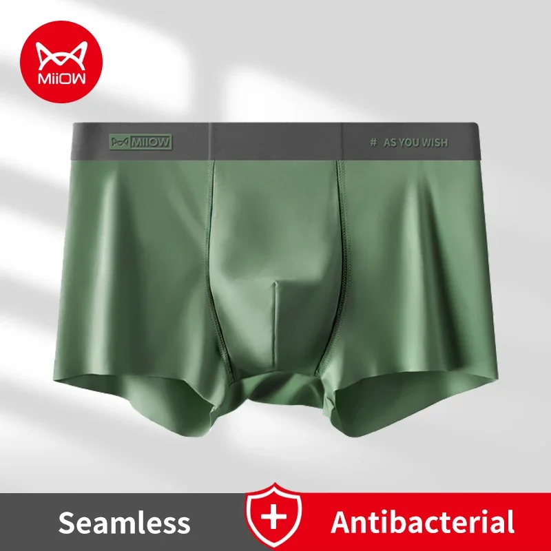 Трусы-боксеры MiiOW мужские, мягкие шелковистые короткие дышащие, антибактериальное нижнее белье, 7A
Трусы-боксеры MiiOW мужские, мягкие шелковистые короткие дышащие, антибактериальное нижнее белье, 7A