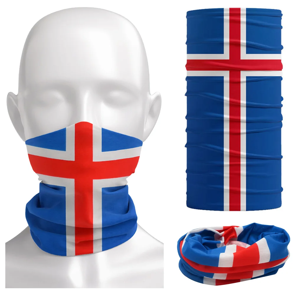 Flag of Iceland Pattern Bandanas Neck Gaiter Women Cycling Headwear Hiking Dustproof Face Cover Mask Camping Headscarf Balaclava
Flag of Iceland Pattern Bandanas Neck Gaiter Women Cycling Headwear Hiking Dustproof Face Cover Mask Camping Headscarf Balaclava