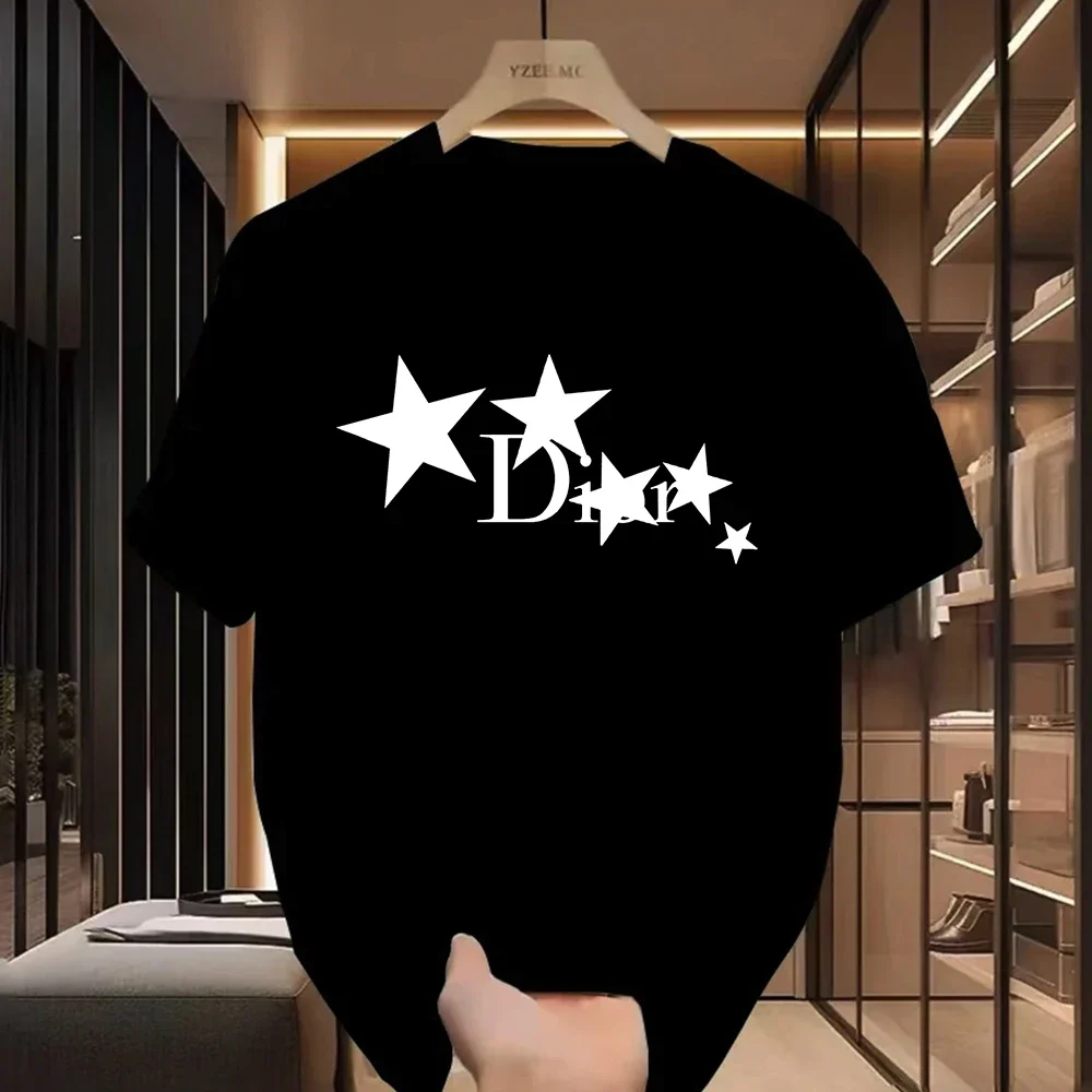 New European Light Luxury Trendy Brand 2025 Pure Cotton Summer Printed Short-sleeved T-shirt Men's Trendy Casual Short-sleeved
New European Light Luxury Trendy Brand 2025 Pure Cotton Summer Printed Short-sleeved T-shirt Men's Trendy Casual Short-sleeved