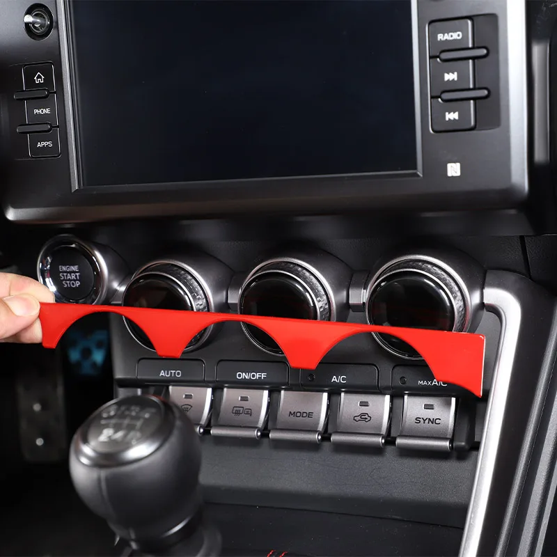ABS Carbon Fiber/Red For Toyota 86/Subaru BRZ 2022 Car Air Conditioner Knob Upper Trim Panel Sticker Car Interior Accessories
ABS Carbon Fiber/Red For Toyota 86/Subaru BRZ 2022 Car Air Conditioner Knob Upper Trim Panel Sticker Car Interior Accessories