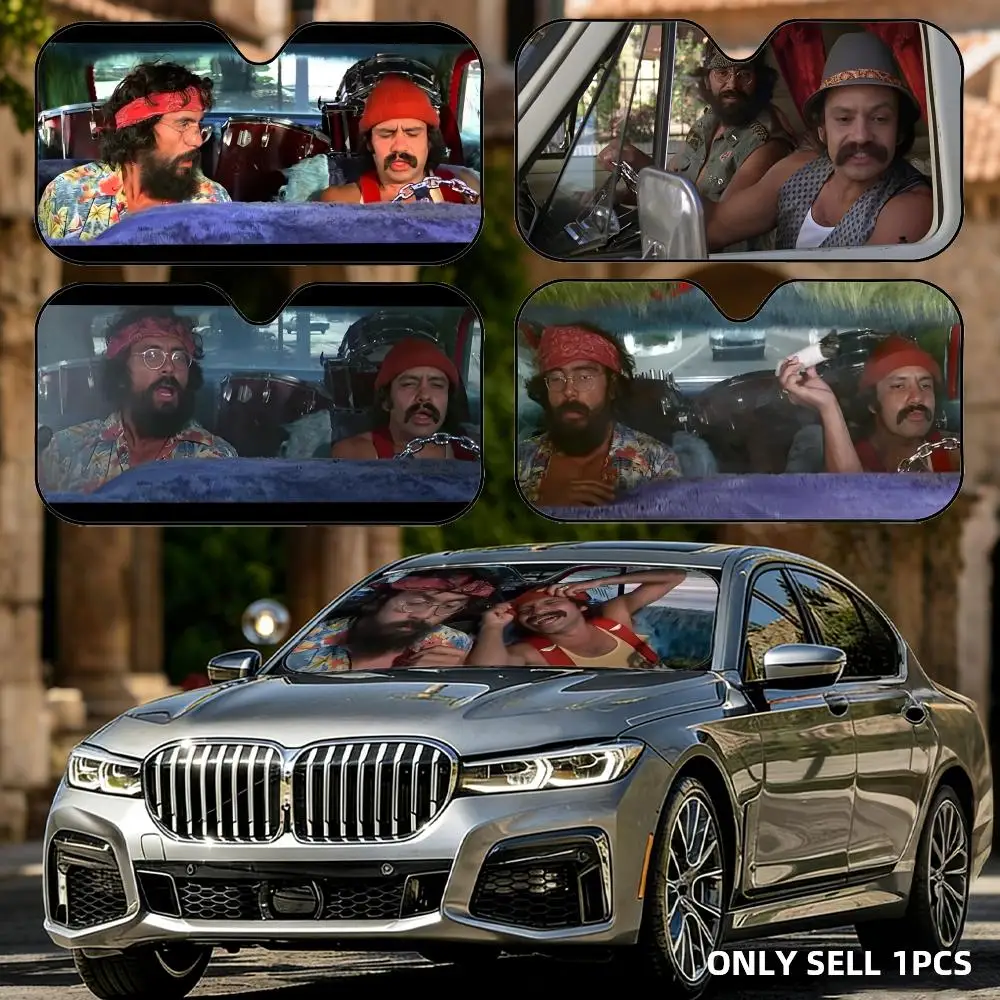 C-Cheech And C-Chong Sun Visor Reusable Aluminum Foil Car Windshield Sun Visor UV Protector Heat Insulation Cover Shade
C-Cheech And C-Chong Sun Visor Reusable Aluminum Foil Car Windshield Sun Visor UV Protector Heat Insulation Cover Shade