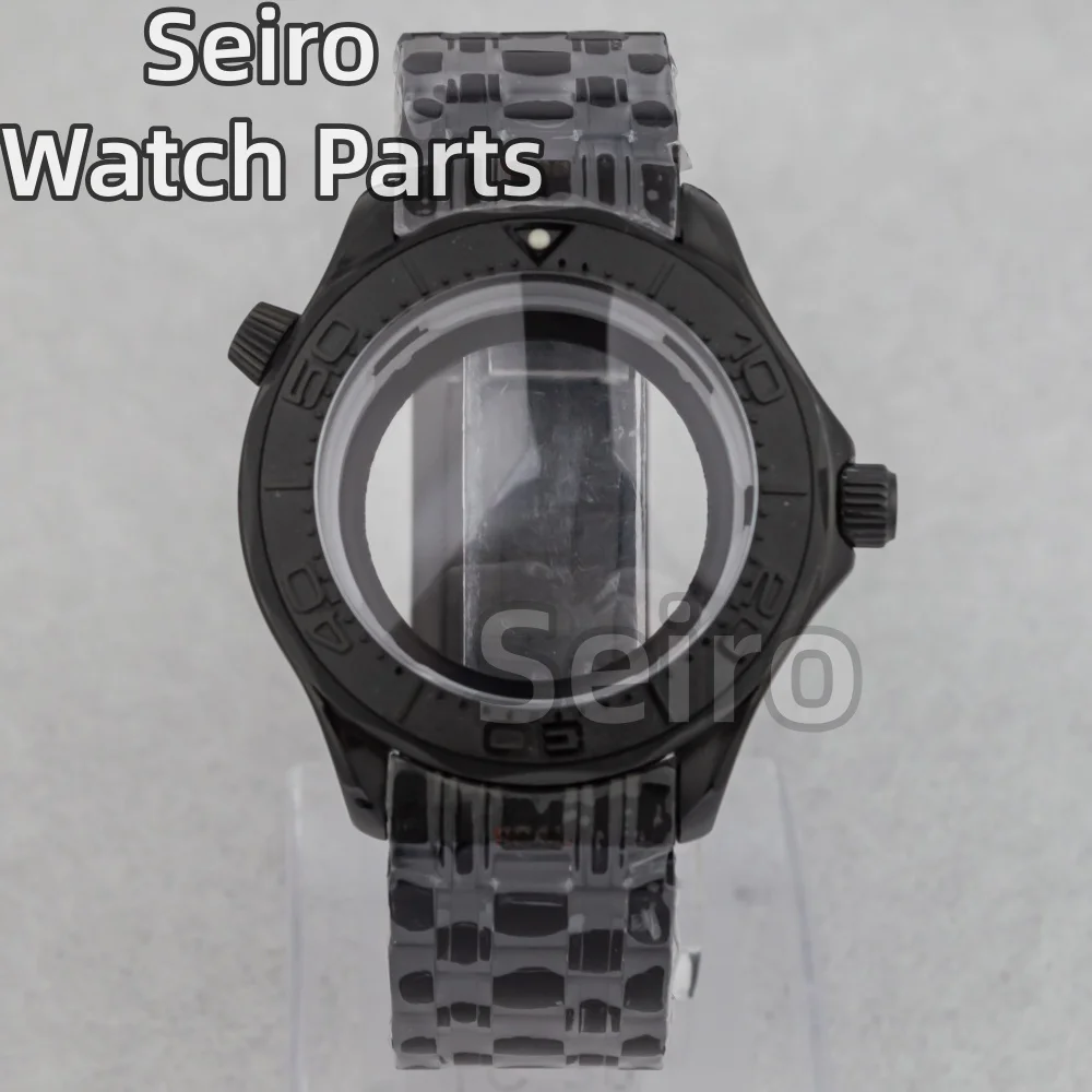 Black NH35 Case 41mm Waterproof for Seamaster 300 NH35 NH36 movement 31mm Dial Stainless steel Strap Transparent Back Watch Case
Black NH35 Case 41mm Waterproof for Seamaster 300 NH35 NH36 movement 31mm Dial Stainless steel Strap Transparent Back Watch Case