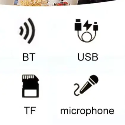 Портативная Bluetooth-колонка с двумя сабвуферами 5.0, 6.5 дюймов, стерео, для улицы, RGB, для вечеринок
Портативная Bluetooth-колонка с двумя сабвуферами 5.0, 6.5 дюймов, стерео, для улицы, RGB, для вечеринок