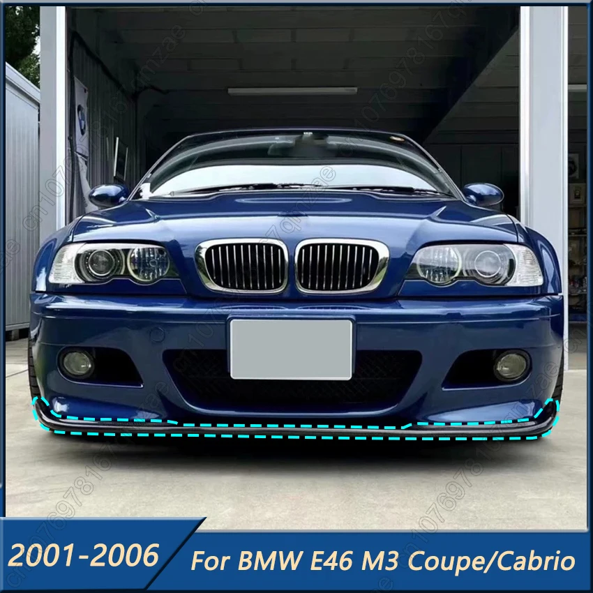Car Front Bumper Lip For BMW E46 M3 Coupe / Cabrio 2001-2006 Gloss Black 3Pcs Front Shovel Modification Accessories
Car Front Bumper Lip For BMW E46 M3 Coupe / Cabrio 2001-2006 Gloss Black 3Pcs Front Shovel Modification Accessories
