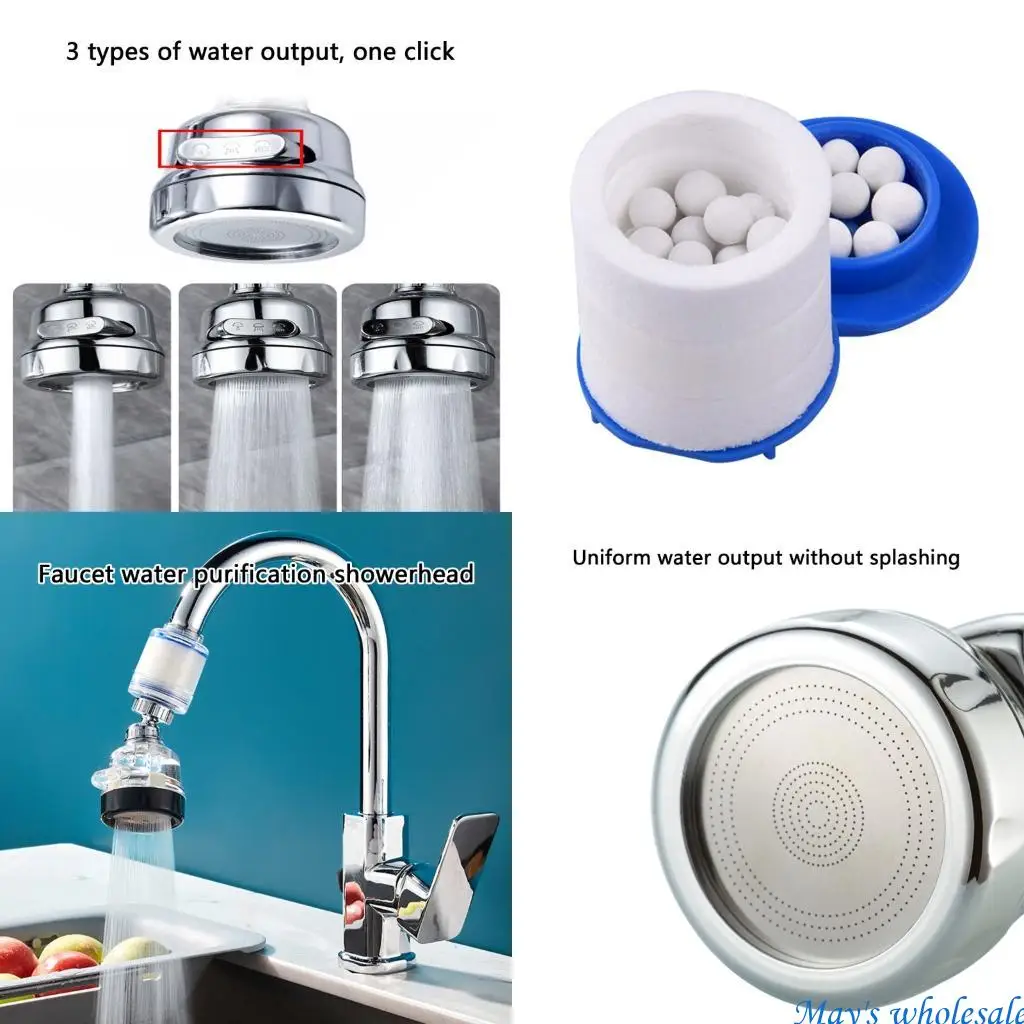 Сильный прозрачный фильтр смесителя с 3 -ступенчатой системой фильтрации 9 картриджи 360 градусов вращения на кухне. 448A
Сильный прозрачный фильтр смесителя с 3 -ступенчатой системой фильтрации 9 картриджи 360 градусов вращения на кухне. 448A