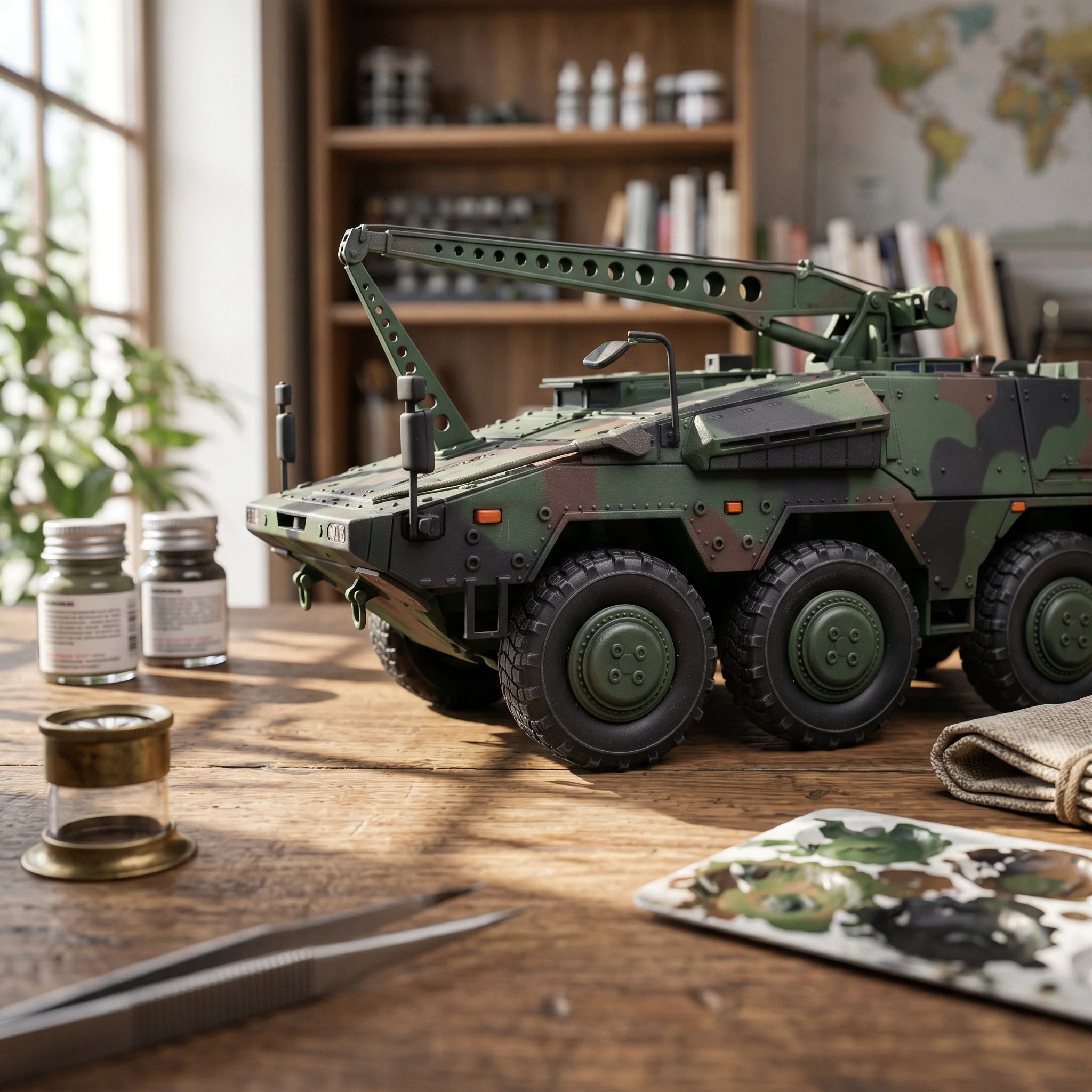 1:72 Boxer Command Vehicle Alloy Diecast Armored Vehicle Collectible Toy Realistic Detailing for Desk
1:72 Boxer Command Vehicle Alloy Diecast Armored Vehicle Collectible Toy Realistic Detailing for Desk