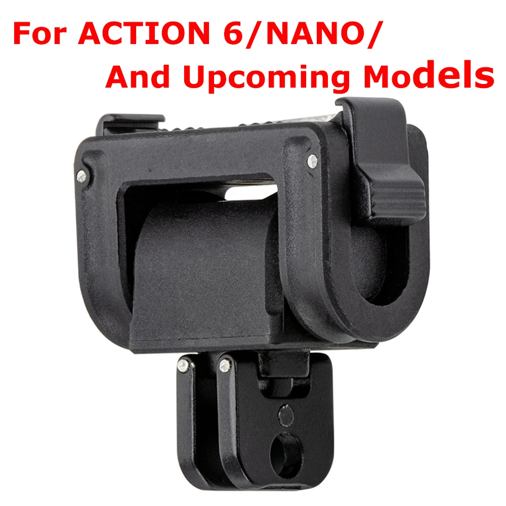 Universal Quick-Release Mount for DJI Action 6/NANO Dual-Axis 360/180 Degree Rotation Zinc Alloy Core Press-to-Twist Lock
Universal Quick-Release Mount for DJI Action 6/NANO Dual-Axis 360/180 Degree Rotation Zinc Alloy Core Press-to-Twist Lock