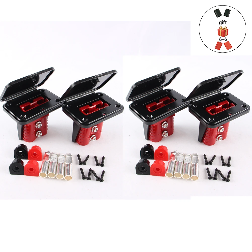 2/4 Pcs 120A Power Double Pole Quick Connect/Disconnect Battery Connector Plug Kit, Flush Mount Panel Socket with Flip Cover
2/4 Pcs 120A Power Double Pole Quick Connect/Disconnect Battery Connector Plug Kit, Flush Mount Panel Socket with Flip Cover