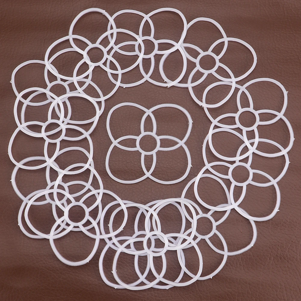 100pc White Plastic Flower-Shaped Weaving Mesh Sheet, DIY Knitting Craft Floral Pattern, Ideal for DIY Weaving Yarn & Ribbon Bag
100pc White Plastic Flower-Shaped Weaving Mesh Sheet, DIY Knitting Craft Floral Pattern, Ideal for DIY Weaving Yarn & Ribbon Bag