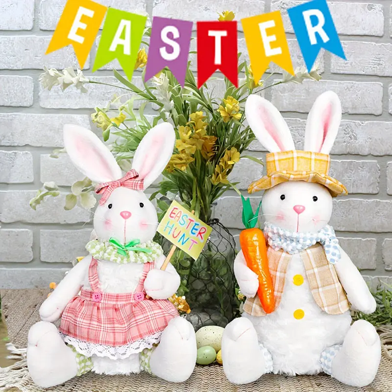 Easter Bunny Doll Gift Easter Theme Decoration Window Hotel Restaurant Ornament Decoration Props
Easter Bunny Doll Gift Easter Theme Decoration Window Hotel Restaurant Ornament Decoration Props