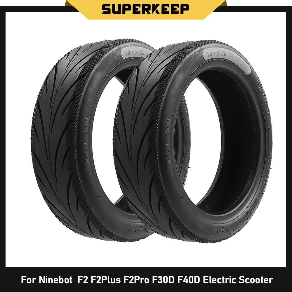 Tubeless CST Tires 10x2.5 For Segway Ninebot KickScooter F2 F2Plus F2Pro F30D F40D Electric Scooter Wheel Tire Parts
Tubeless CST Tires 10x2.5 For Segway Ninebot KickScooter F2 F2Plus F2Pro F30D F40D Electric Scooter Wheel Tire Parts