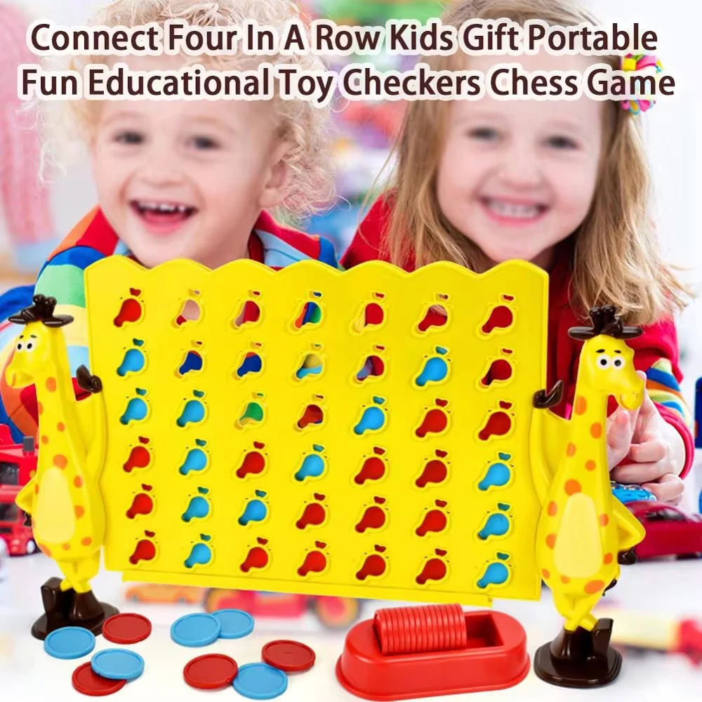 Deer Card Battle Cartoon Four Chess Three-Dimensional Four Chess Bingo Board Game Personally Interactive Children'S Chess Toys
Deer Card Battle Cartoon Four Chess Three-Dimensional Four Chess Bingo Board Game Personally Interactive Children'S Chess Toys