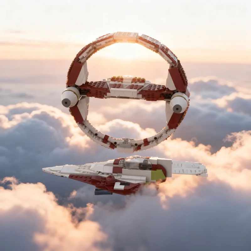 Набор для сборки модели звездолета Оби-Вана (676 деталей) с гипердрайв-бустером, конструктор для творчества, подарок, декор для демонстрации
Набор для сборки модели звездолета Оби-Вана (676 деталей) с гипердрайв-бустером, конструктор для творчества, подарок, декор для демонстрации