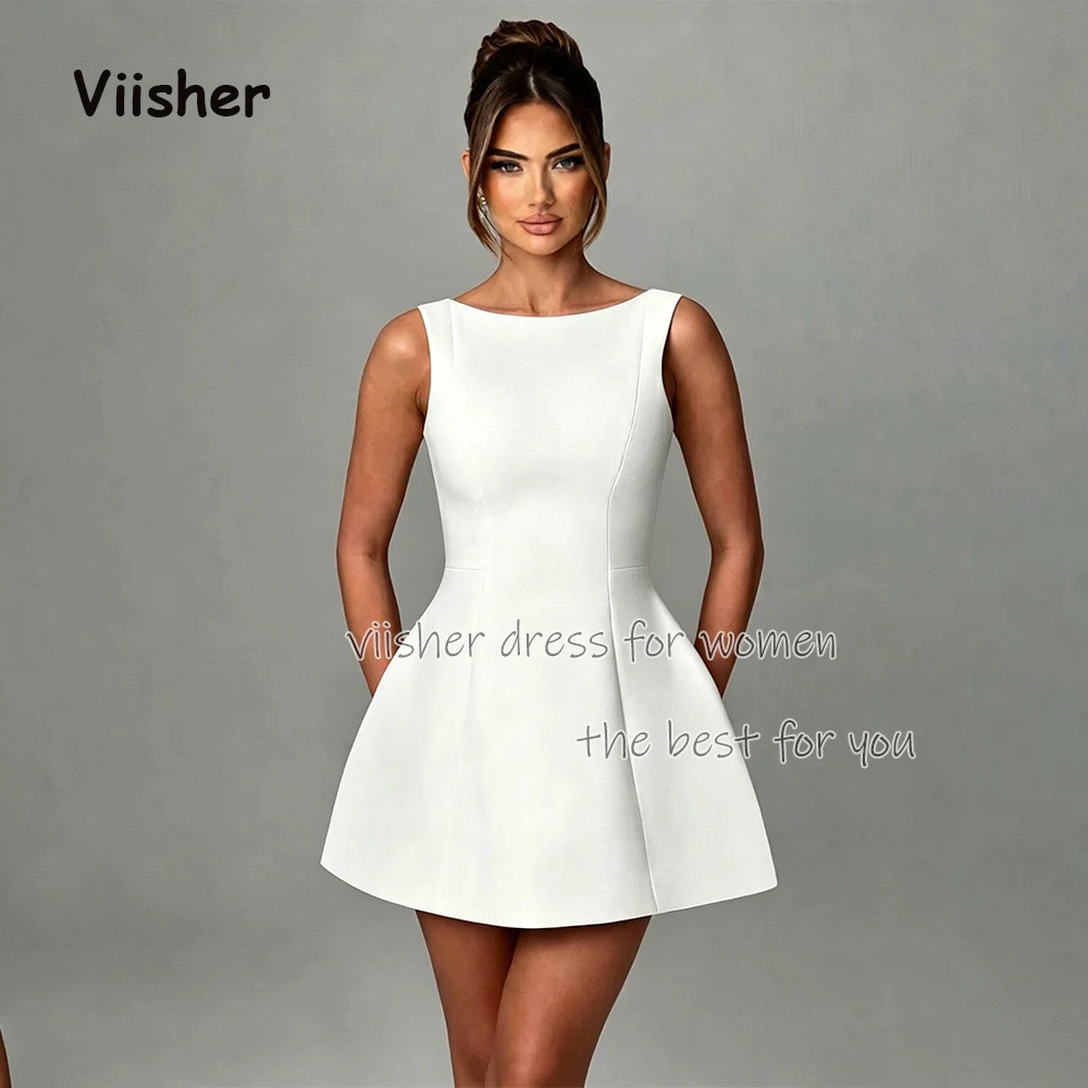 Short Wedding Dresses for Bride White Spandex Satin Wedding Party Attire with Bow Elegant Formal Prom Dress Customized
Short Wedding Dresses for Bride White Spandex Satin Wedding Party Attire with Bow Elegant Formal Prom Dress Customized