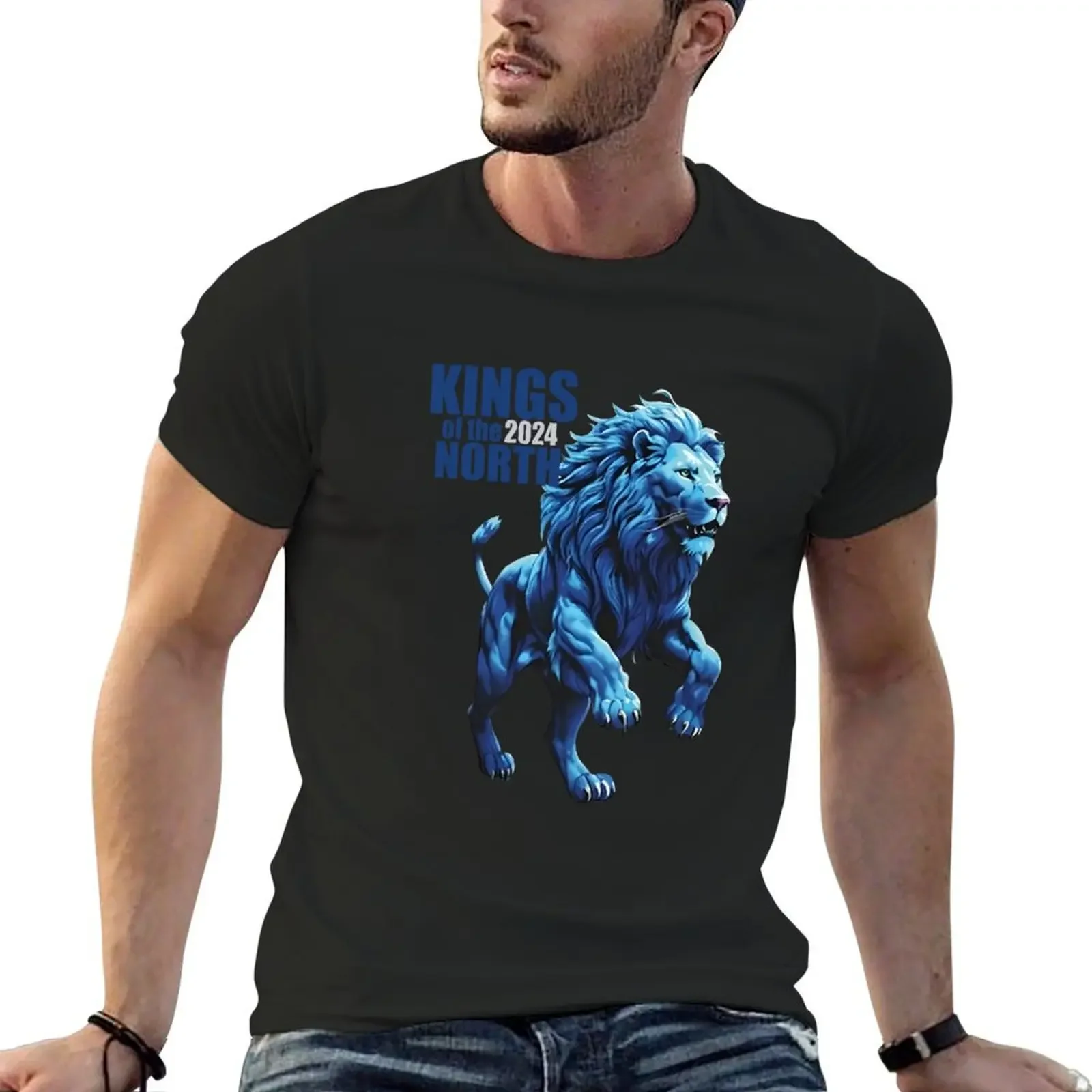 Lions 2024 King of the North T-Shirt graphic shirts blanks oversized t shirt men clothing
Lions 2024 King of the North T-Shirt graphic shirts blanks oversized t shirt men clothing