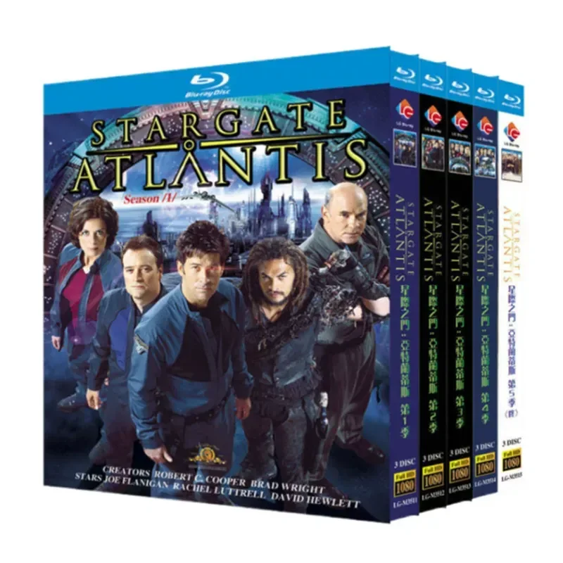 BD Blu-ray Disc Stargate Atlantis Seasons 1-5 US TV Series 1080 CD Box
BD Blu-ray Disc Stargate Atlantis Seasons 1-5 US TV Series 1080 CD Box