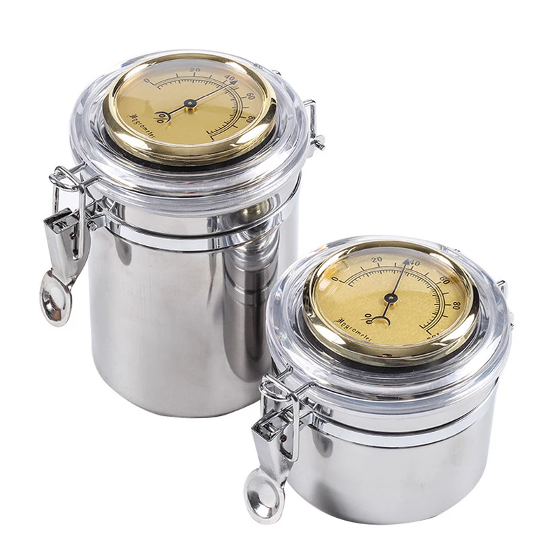 Tobacco Box Humidor Humidifier Cigar Humidor Jar Tobacco Sealed Can Pipes Smoking Accessories coffee Box Travel Stainless Steel
Tobacco Box Humidor Humidifier Cigar Humidor Jar Tobacco Sealed Can Pipes Smoking Accessories coffee Box Travel Stainless Steel