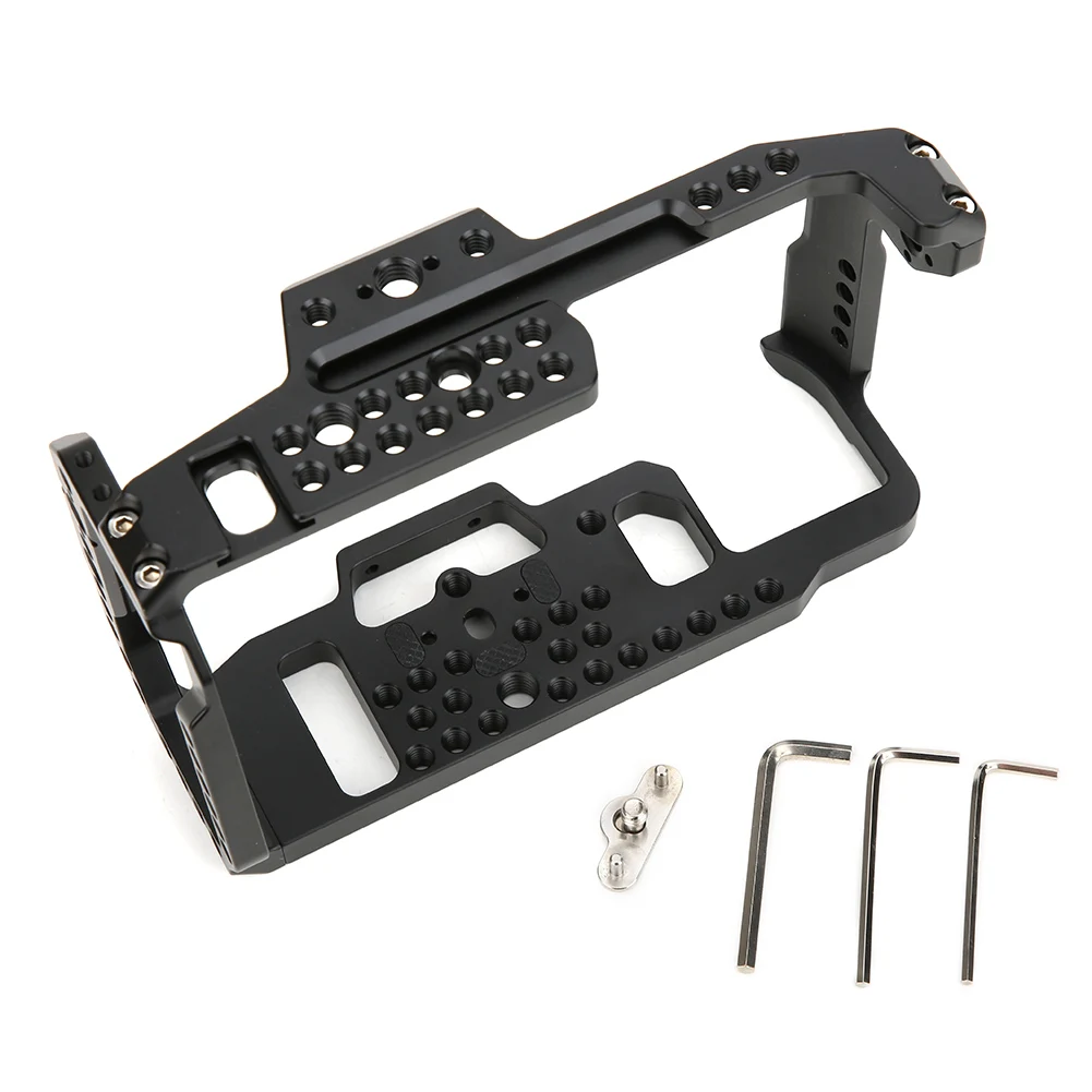 Aluminium Alloy Wear Resistant Camera Cage Extension Frame Kit for BMPCC 4K/6K Cinematic Cameras Metal Camera Cage
Aluminium Alloy Wear Resistant Camera Cage Extension Frame Kit for BMPCC 4K/6K Cinematic Cameras Metal Camera Cage