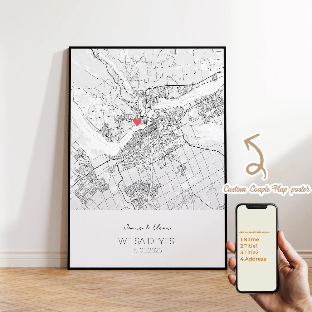 Personalized Custom Valentine's Day Gift City Map Wall Art Print Picture Canvas Poster Painting For Living Room Home Decor
Personalized Custom Valentine's Day Gift City Map Wall Art Print Picture Canvas Poster Painting For Living Room Home Decor