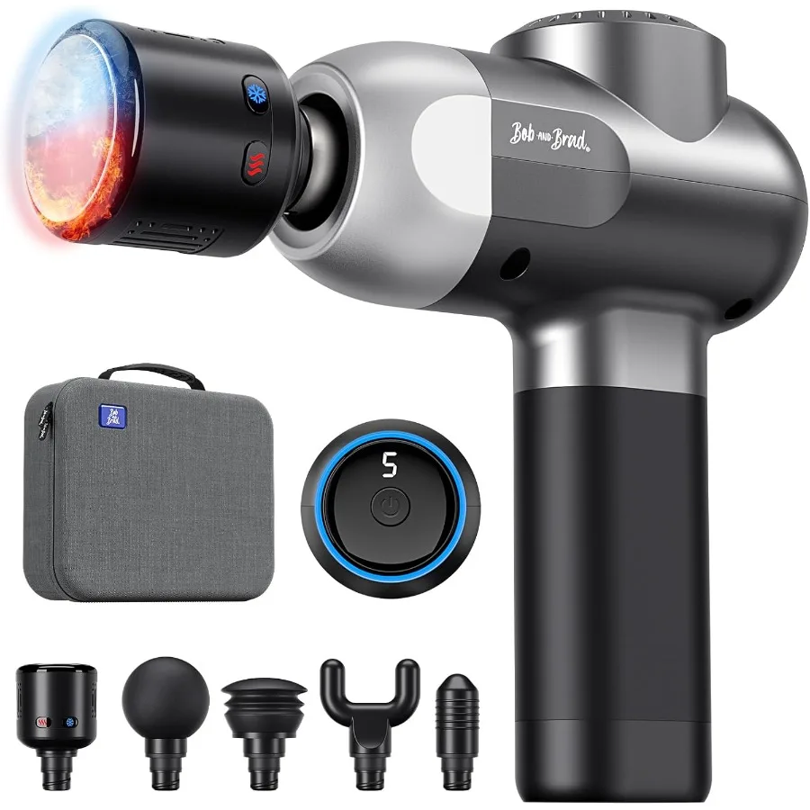 C2 Pro Massage Gun with Heat and Cold Therapy FSA Eligible and HSA Approved Mini Massager Gun Deep Tissue Heated Professional E
C2 Pro Massage Gun with Heat and Cold Therapy FSA Eligible and HSA Approved Mini Massager Gun Deep Tissue Heated Professional E