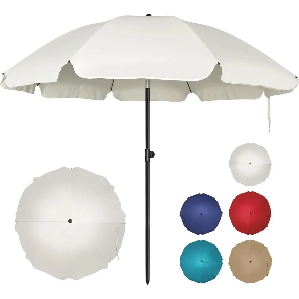 6.5ft Push Button Height Adjustable Patio Umbrella, UV50+ Protection, Fiberglass Ribs, Iron Pole, Ideal for Outdoor Spaces
6.5ft Push Button Height Adjustable Patio Umbrella, UV50+ Protection, Fiberglass Ribs, Iron Pole, Ideal for Outdoor Spaces
