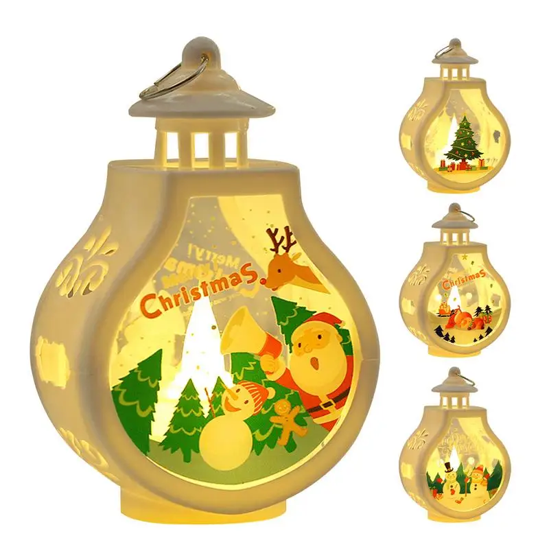 Christmas Table Lamp night light pendant with Snowman Elk and Santa Claus Portable desktop window lamp Christmas decorations
Christmas Table Lamp night light pendant with Snowman Elk and Santa Claus Portable desktop window lamp Christmas decorations