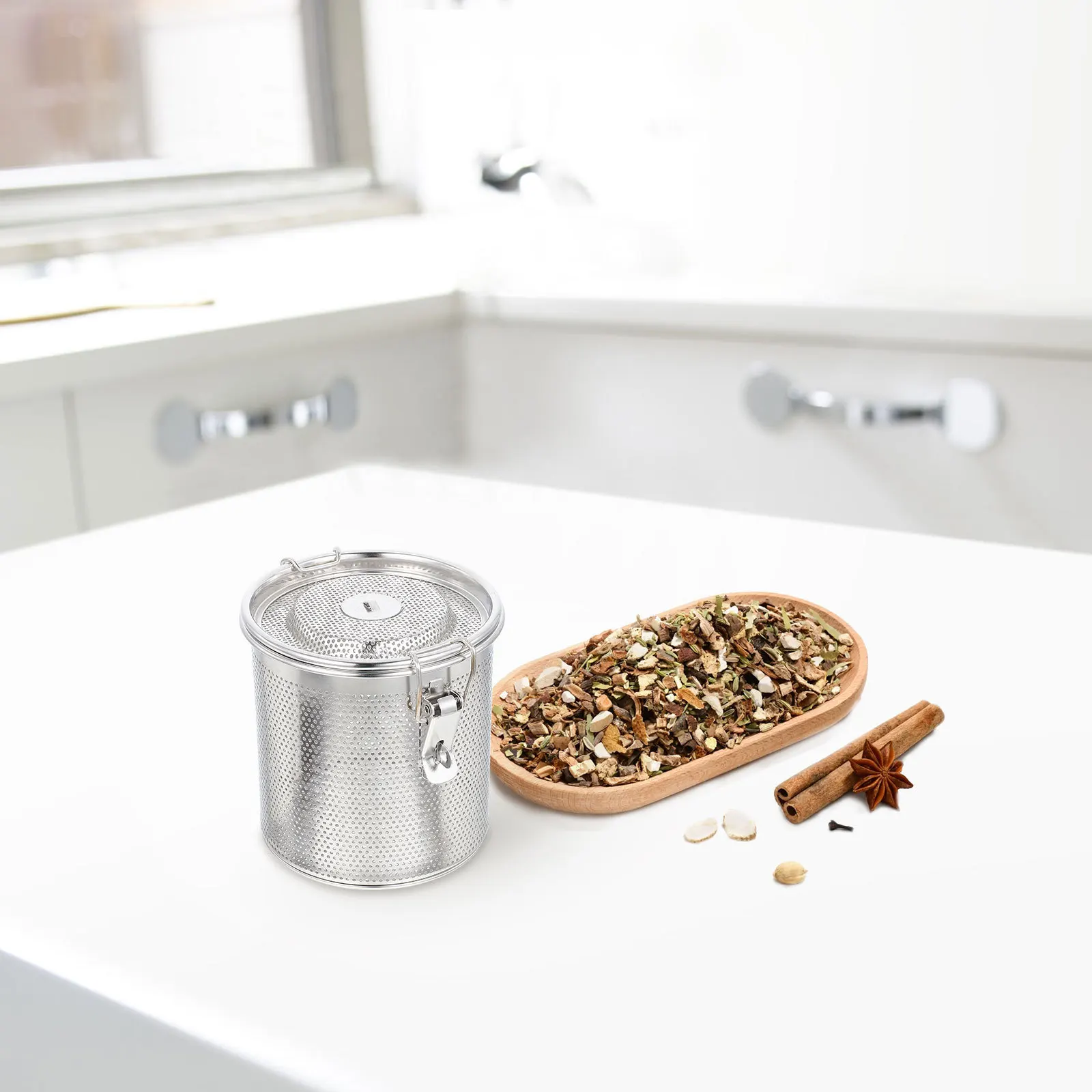 Filter Fine Mesh Sieve Stainless Steel Basket Spice Infuser Cooking Drain Strainer
Filter Fine Mesh Sieve Stainless Steel Basket Spice Infuser Cooking Drain Strainer