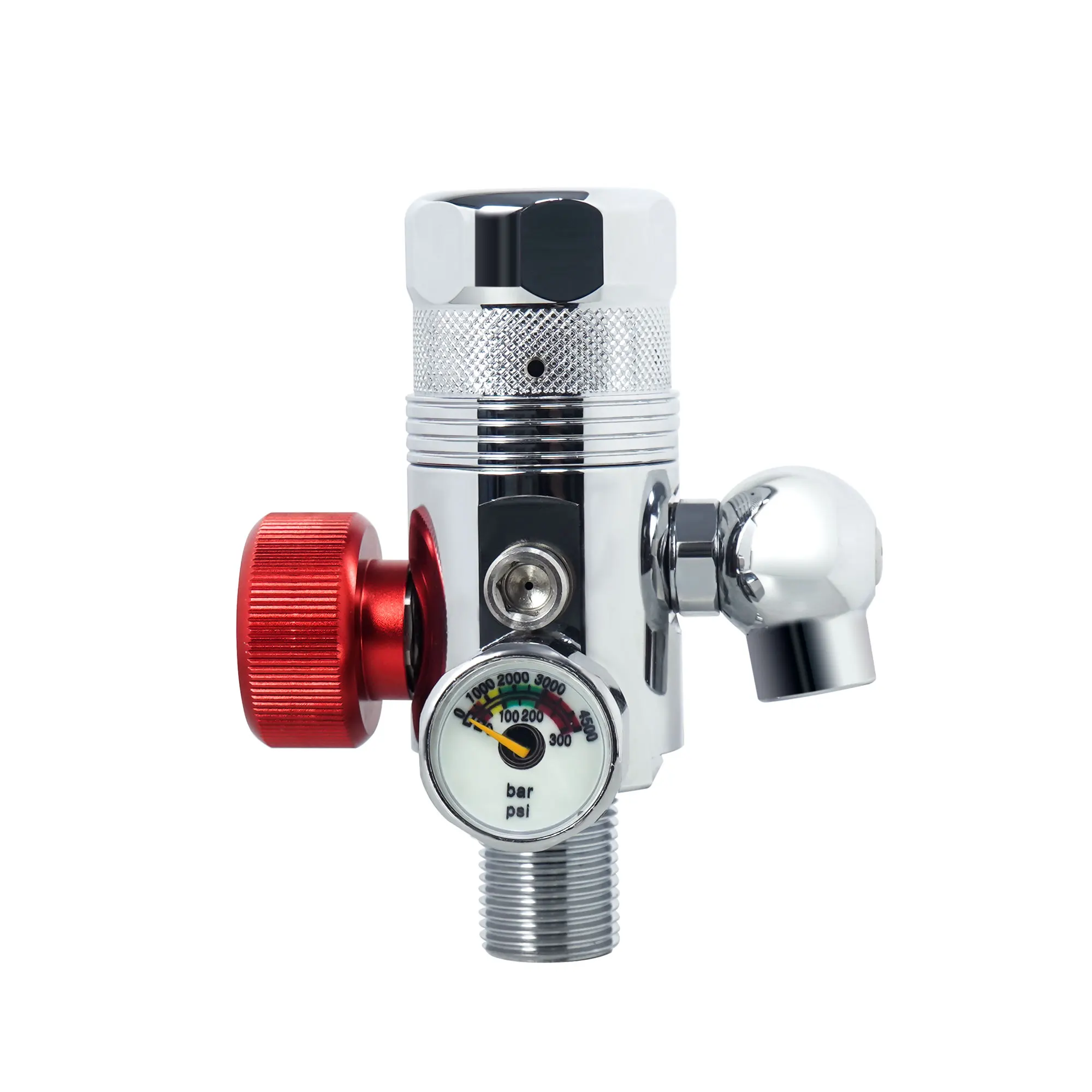 THAISTONE Scuba Diving First Stage Regulator Brass/Aluminum Breathing Valve with Pressure Gauge Diving Equipment
THAISTONE Scuba Diving First Stage Regulator Brass/Aluminum Breathing Valve with Pressure Gauge Diving Equipment