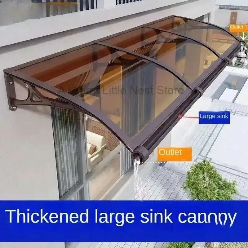 Minimalist Waterproof Awning for Courtyard Modern Thickened Metal Rain Cover Awnings Creative Outdoor Terrace Awning for Home
Minimalist Waterproof Awning for Courtyard Modern Thickened Metal Rain Cover Awnings Creative Outdoor Terrace Awning for Home