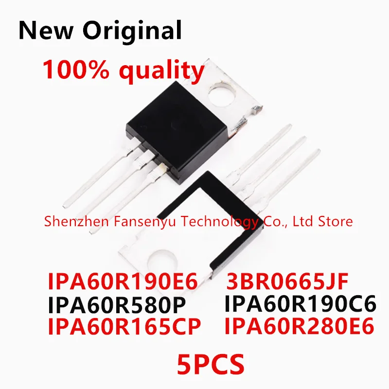 (5piece) New 3BR0665JF 60R580P 6R165P 6R280E6 6R190C6 6R190E6 IPA60R580P IPA60R165CP IPA60R280E6 IPA60R190C6 IPA60R190E6 
(5piece) New 3BR0665JF 60R580P 6R165P 6R280E6 6R190C6 6R190E6 IPA60R580P IPA60R165CP IPA60R280E6 IPA60R190C6 IPA60R190E6