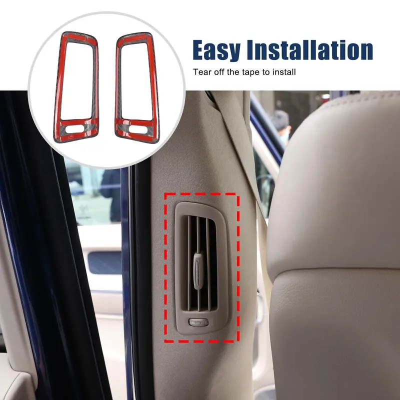 Real Carbon Fiber For Mercedes Benz G-Class W464 W465 2019-2025+Car B-pillar air outlet frame decorative sticker car accessories
Real Carbon Fiber For Mercedes Benz G-Class W464 W465 2019-2025+Car B-pillar air outlet frame decorative sticker car accessories